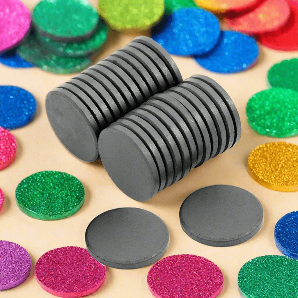 Crafty Cuts Laser 25mm Ferrite Magnet - 10pce