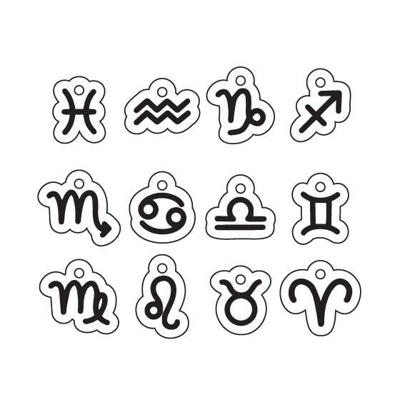 Crafty Cuts Laser Astro Cuties - Paint Fill