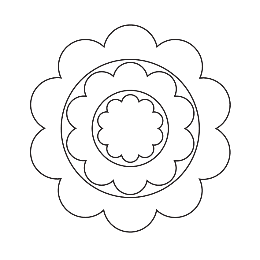 Crafty Cuts Laser Basics Trio - Daisy - 4 Pair - Mixed Colour Set