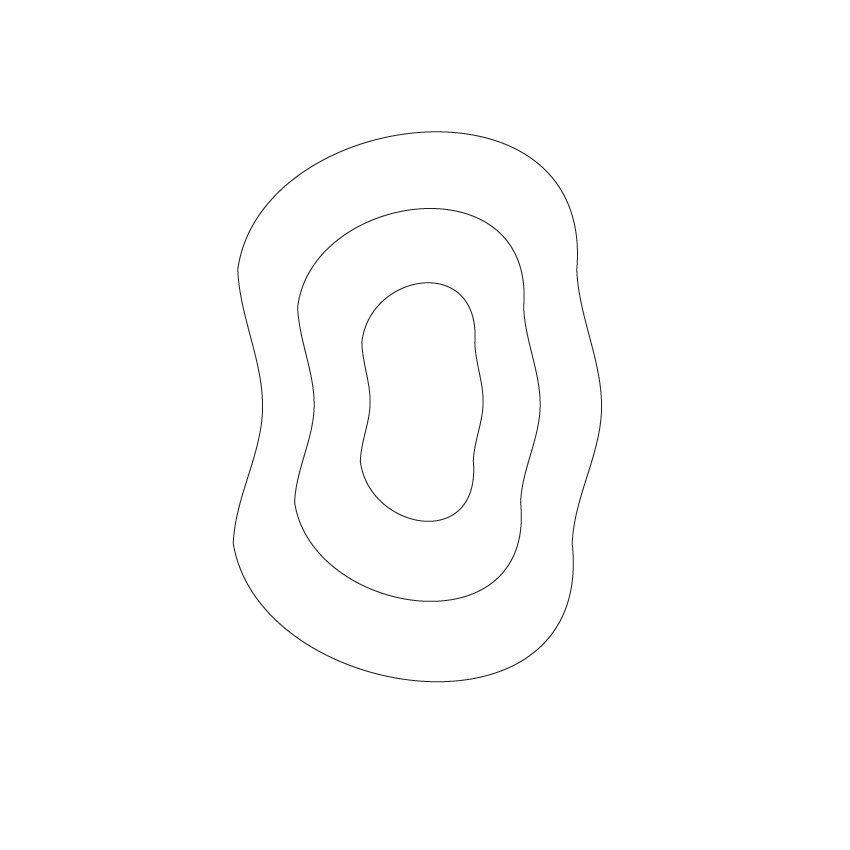 Crafty Cuts Laser Basics Trio - © Wobble Oval - 4 Pair - Mixed Colour Set