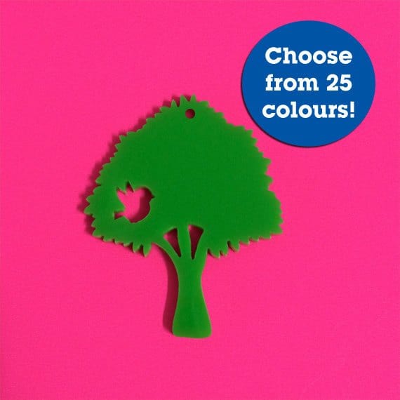 Crafty Cuts Laser Bird in a Tree One Pair