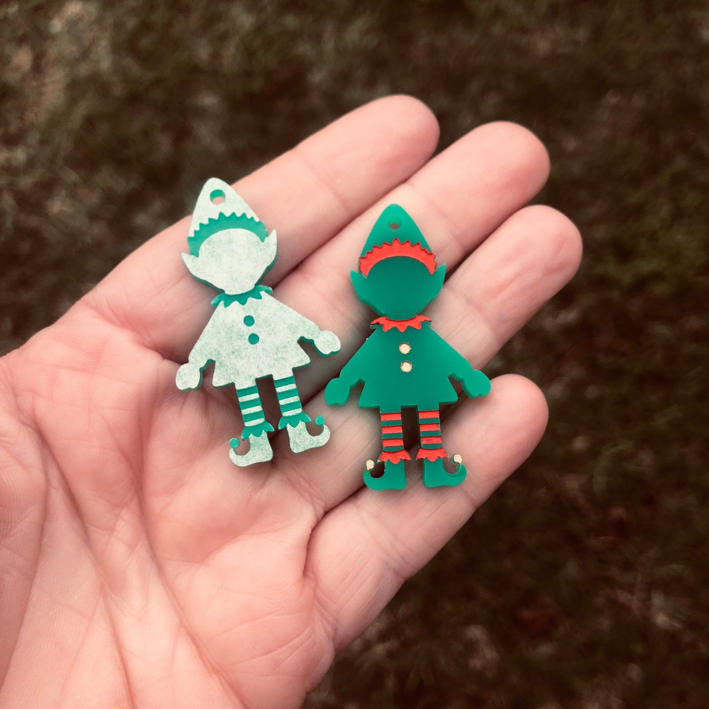 Crafty Cuts Laser Christmas Elf Charms
