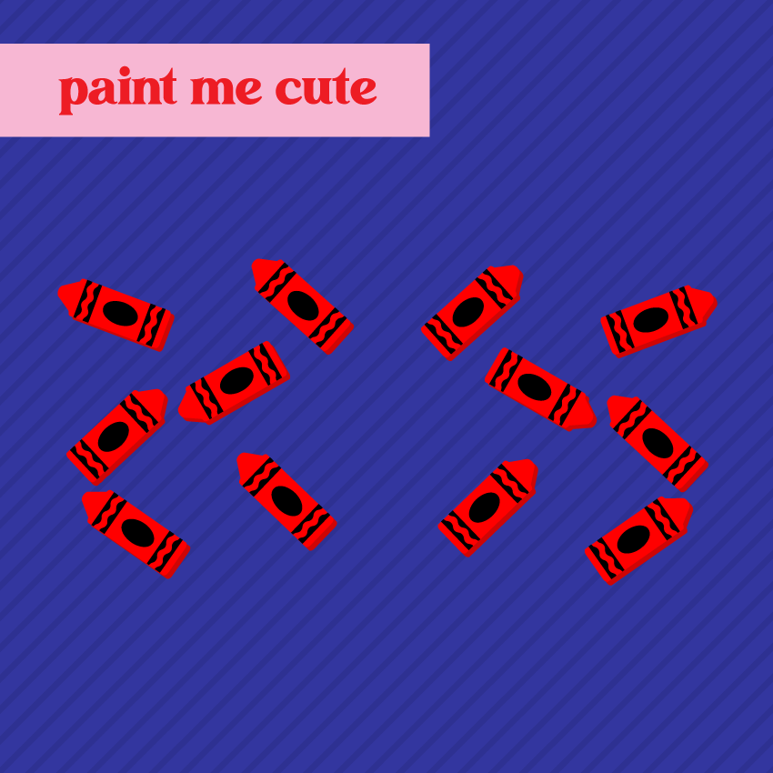 Crafty Cuts Laser Crayon Cuties - 10 pairs