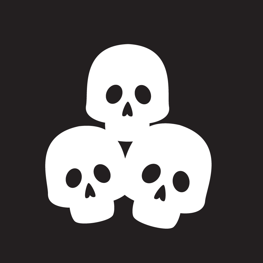 Crafty Cuts Laser © Dead Heads - Two Pair Set