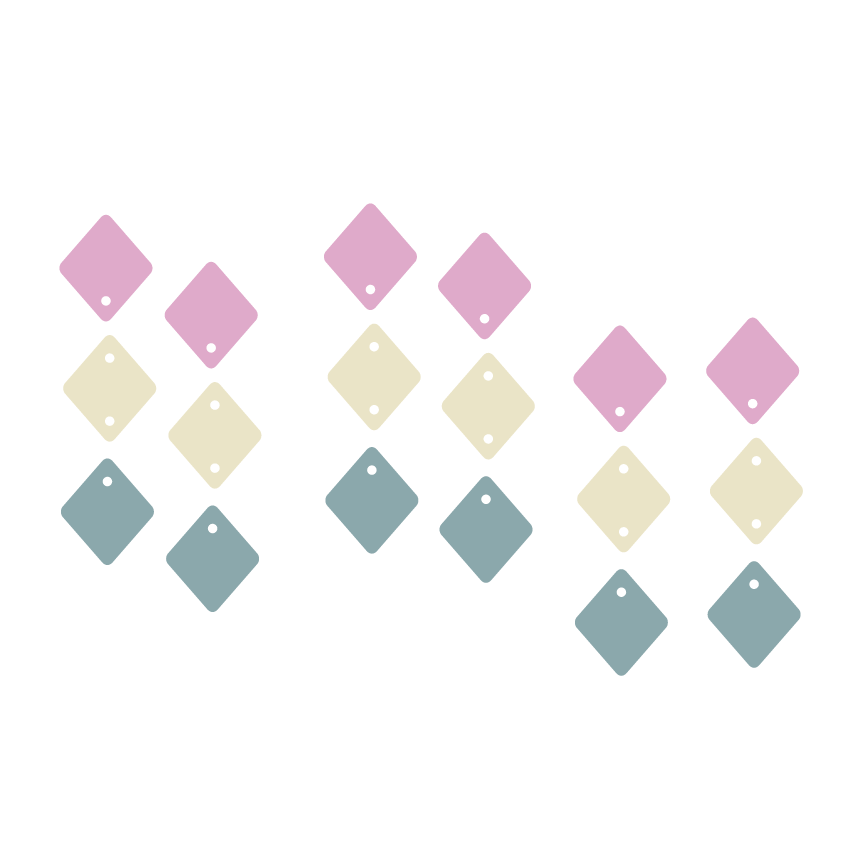 Crafty Cuts Laser Deal me In - Totem - 3 Pair Set - 4 Kinds