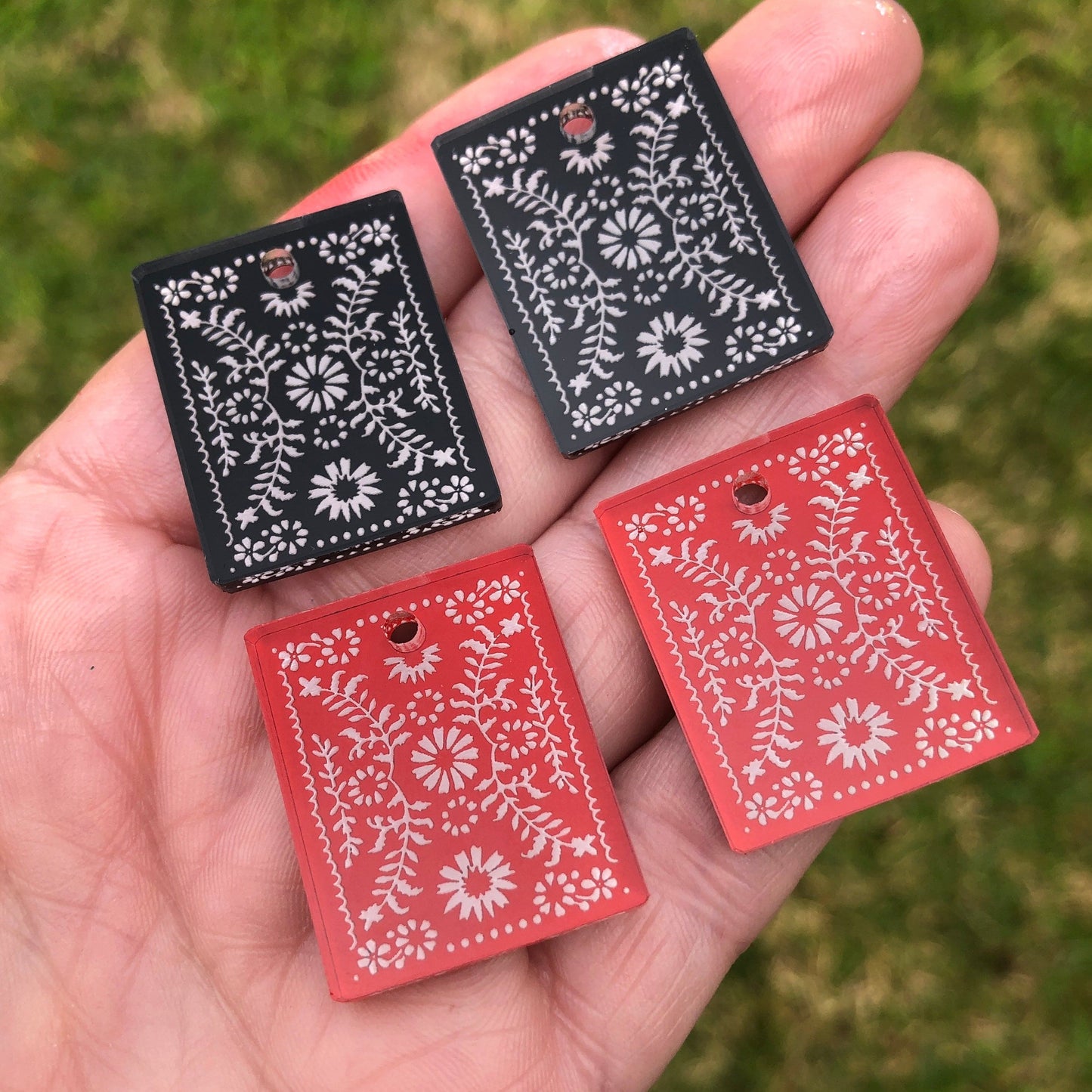 Crafty Cuts Laser Fancy Folk - Huggie Hoop Charms