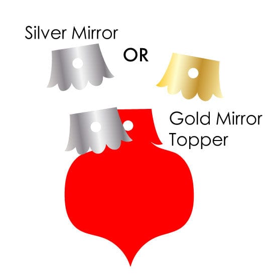 Crafty Cuts Laser © Festive Bauble Stacker - 4 pair set