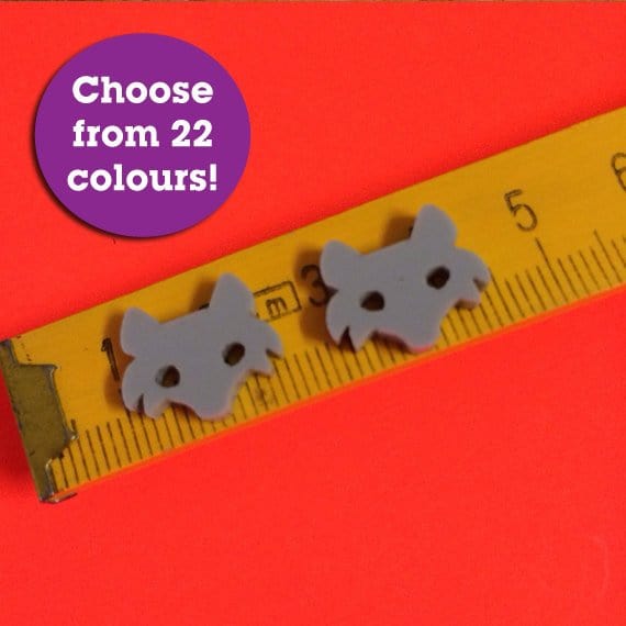 Crafty Cuts Laser Fox Face - Mini Cuts - 10 Pairs