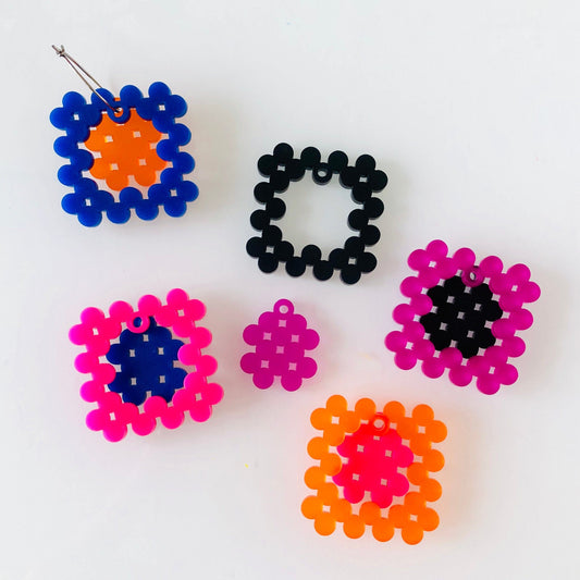 Crafty Cuts Laser Granny Square Stacker - 3 Pair set