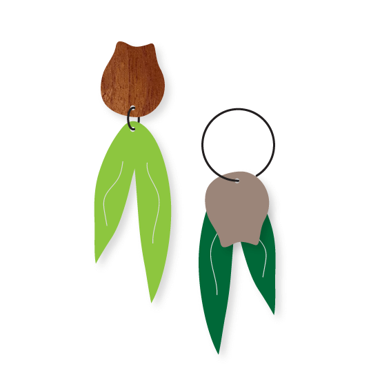 Crafty Cuts Laser Gumnut Stacker Duo - Two Sizes