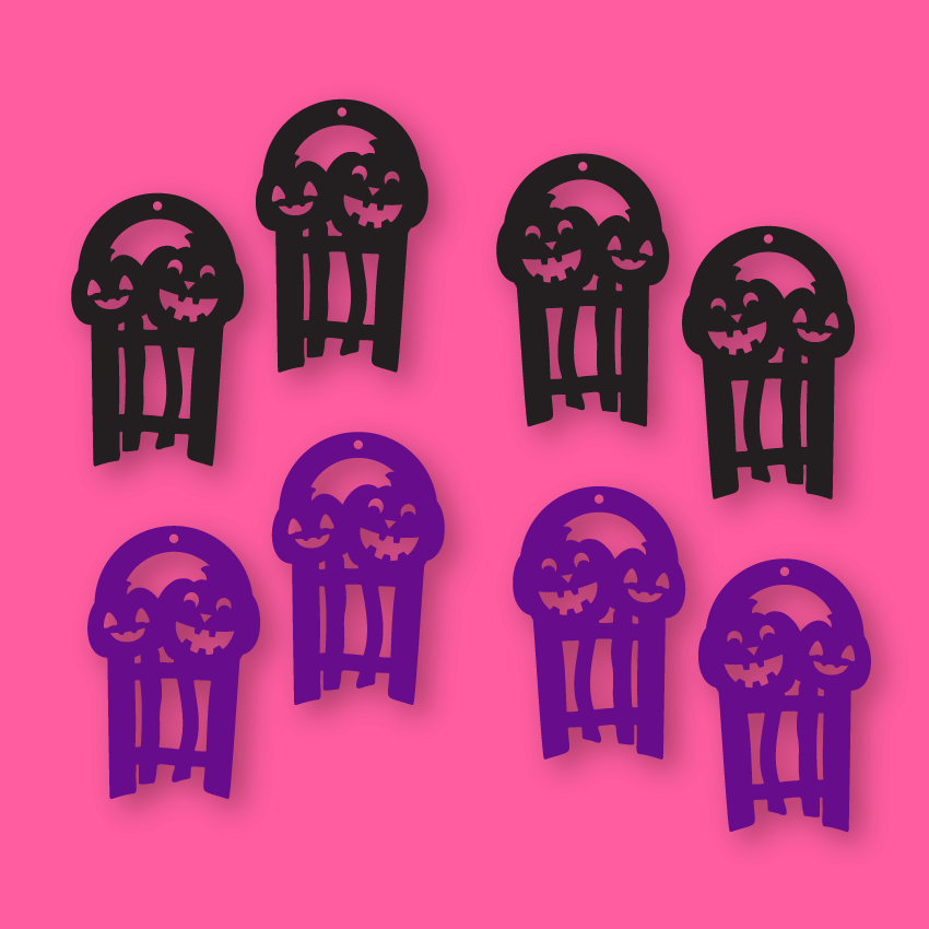 Crafty Cuts Laser Halloween Duo - © Fright Night Mixed Colour Set