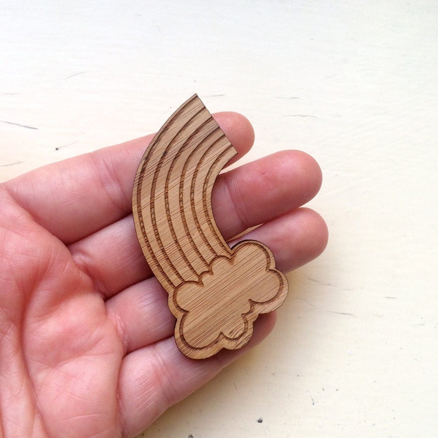 Crafty Cuts Laser Happy Sky Rainbow Duo - Bamboo