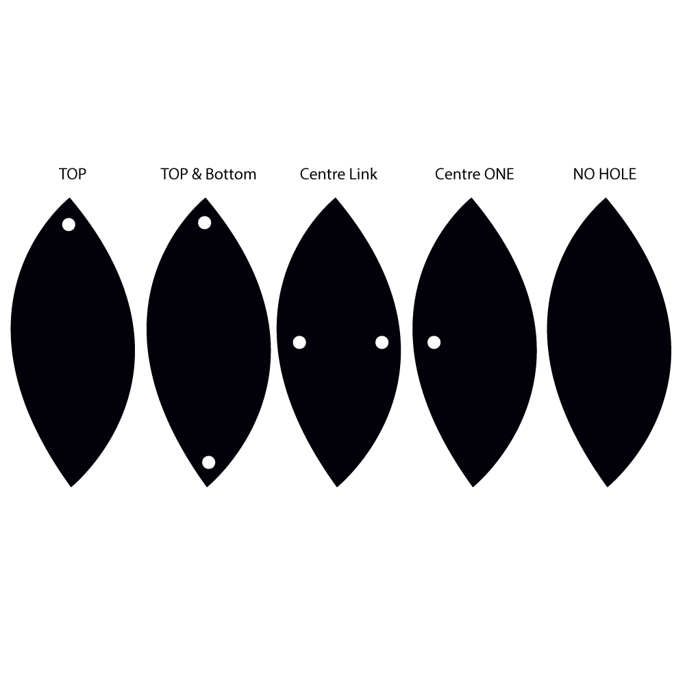 Crafty Cuts Laser Leaf Tips - 3 Sizes