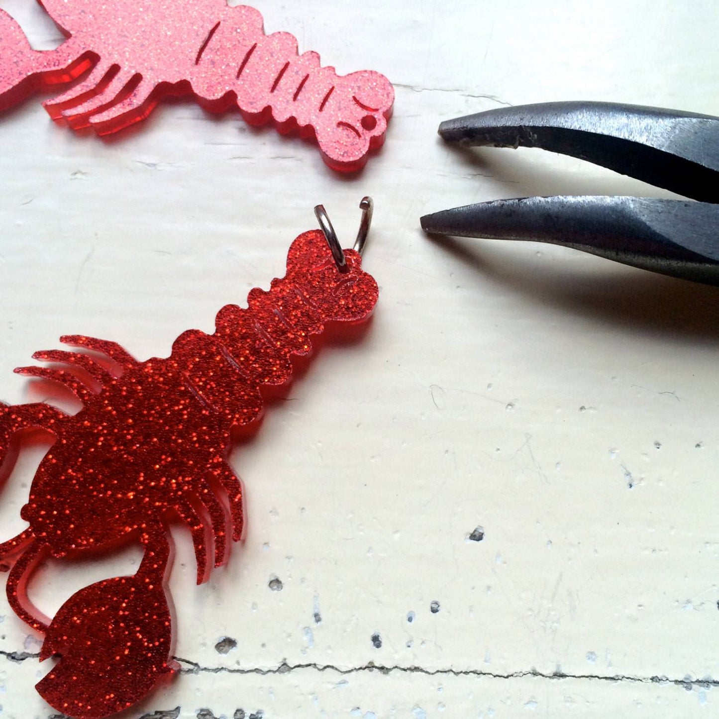 Crafty Cuts Laser Lobster Dangles - 2 Pair