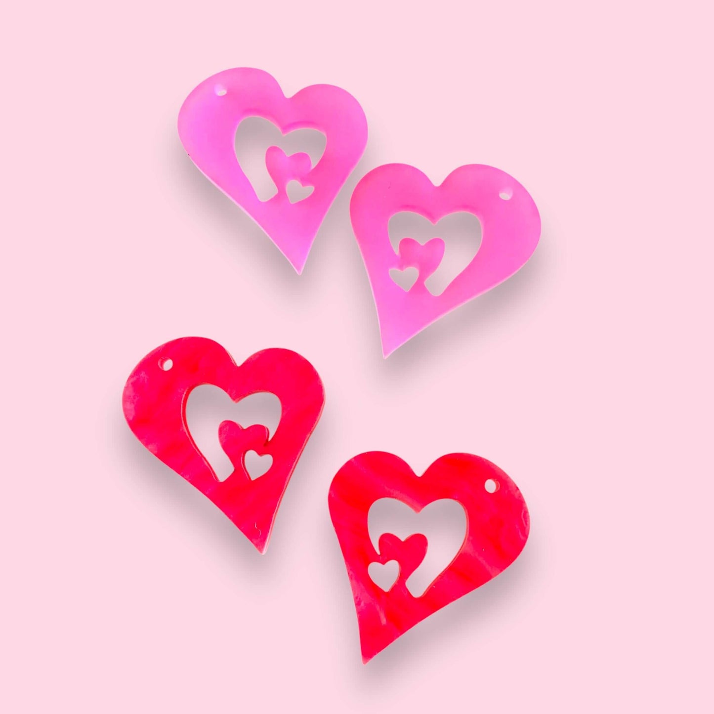 Crafty Cuts Laser Love Inside Duo - 4 pair mixed colour set