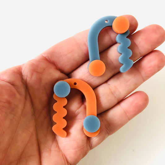 Crafty Cuts Laser Memphis Squiggle Duo - 4 Pair set