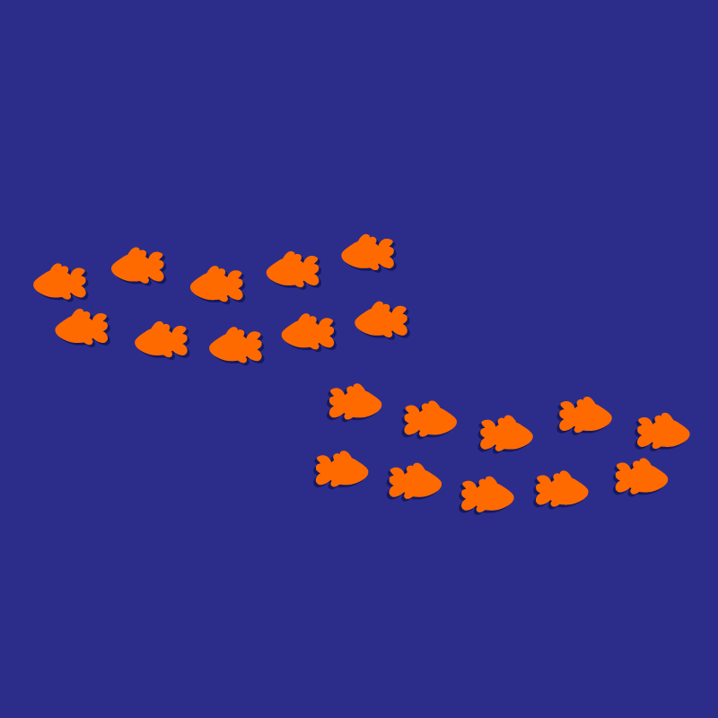 Crafty Cuts Laser Mini Fishy - 10 Pair Set