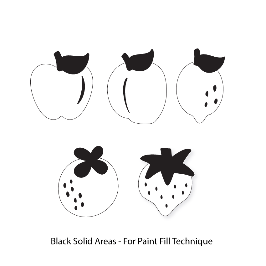 Crafty Cuts Laser Mini Fruit Cuties - 10 Pairs