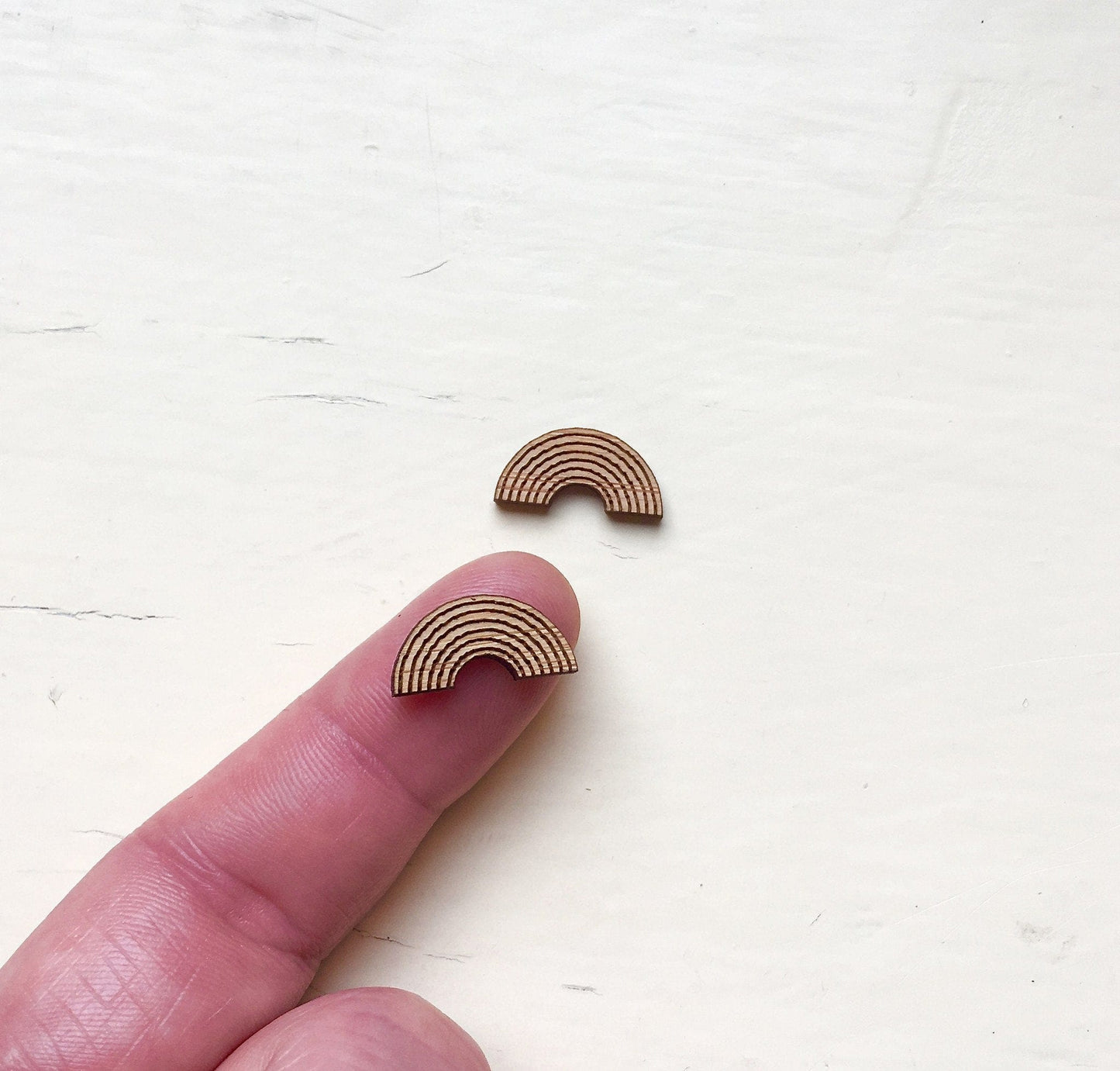 Crafty Cuts Laser Mini Rainbow Arch Cabochons - 10 Pairs