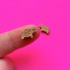 Crafty Cuts Laser Mini Sleepy Turtles - 10 Pairs