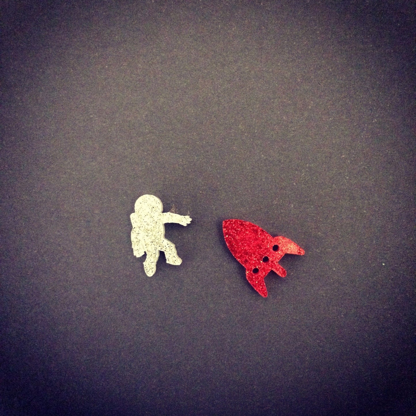 Crafty Cuts Laser Mismatched Rocket Man - Mini Cabochons - 10 Pairs