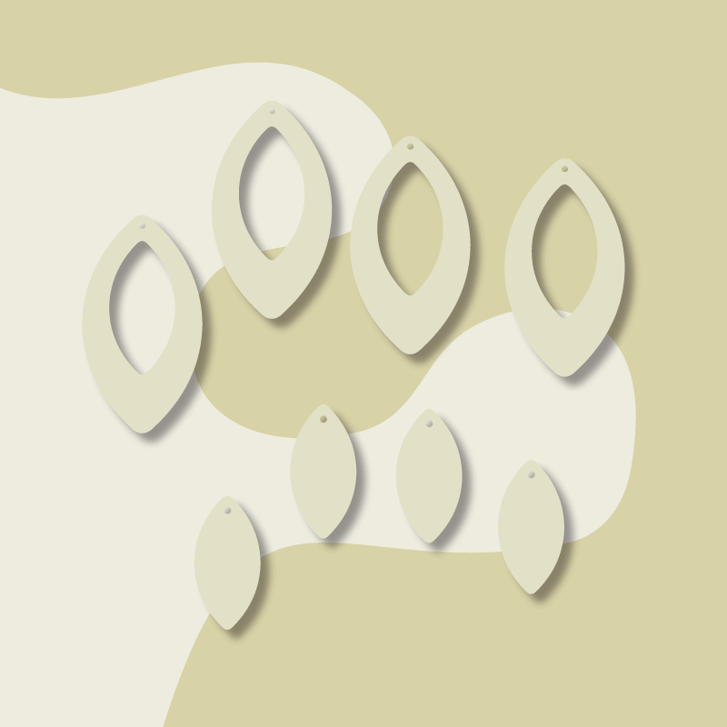 Crafty Cuts Laser Mod Squad Duo LEAF 4 Pair - Mixed Colour Set