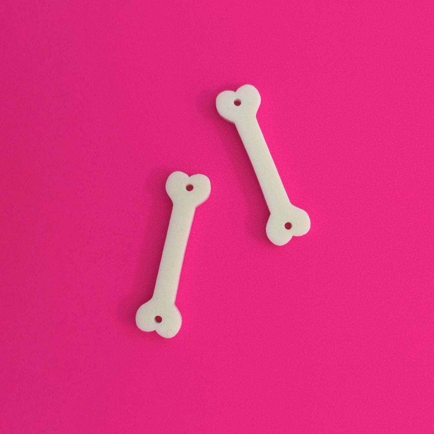 Crafty Cuts Laser Pair Bone Dangles - 2 Pair