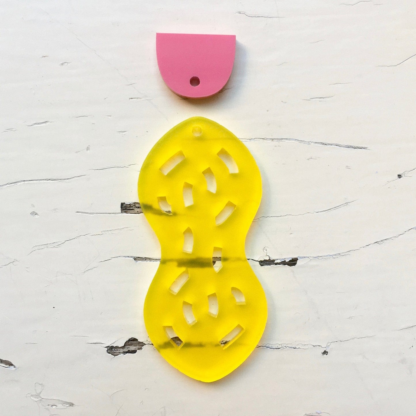 Crafty Cuts Laser © Pair Peanut Charms - 2 Pair