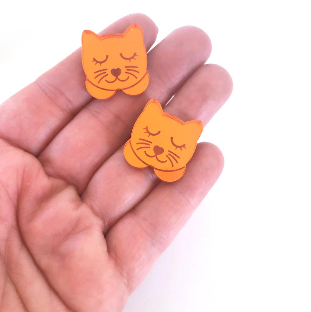 Crafty Cuts Laser Pty Ltd 20mm Kitty Faces - 6 Pair Set