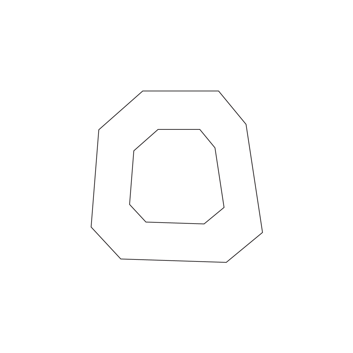 Crafty Cuts Laser Pty Ltd © 30mm Baby Twin Set - Fat Octagon