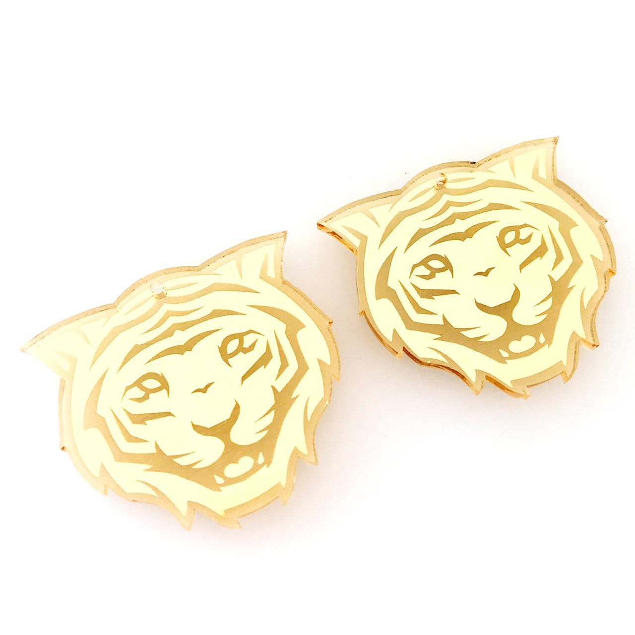 Crafty Cuts Laser Pty Ltd © Deluxe Etched: Tigerz - 4 pair set