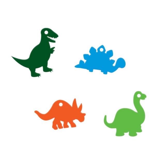 Crafty Cuts Laser Pty Ltd Dinosaur Charms - 4 designs