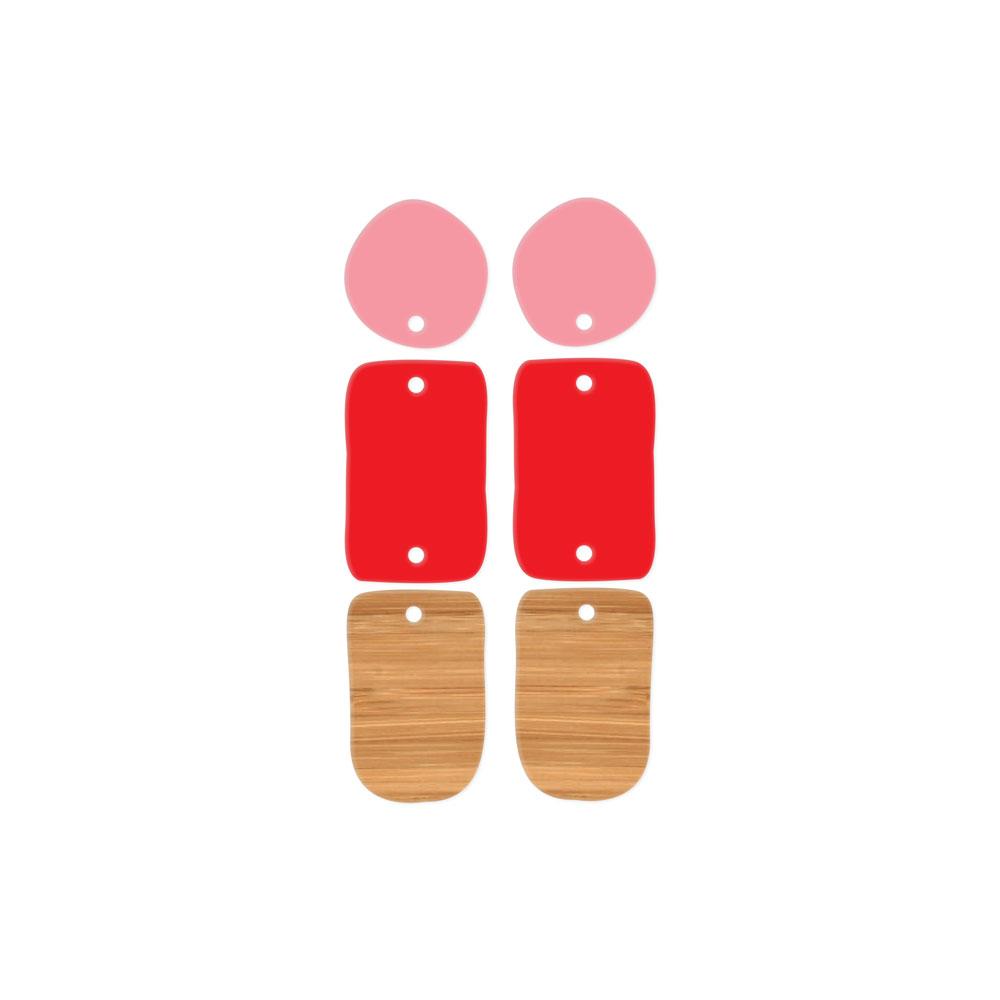 Crafty Cuts Laser Pty Ltd Dot • – Dash Totem - 3 Pair Set