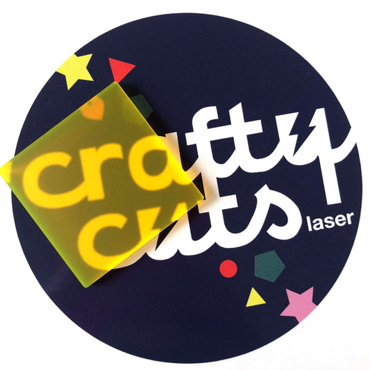 Crafty Cuts Laser Pty Ltd Frosted Acrylic - Sunbeam