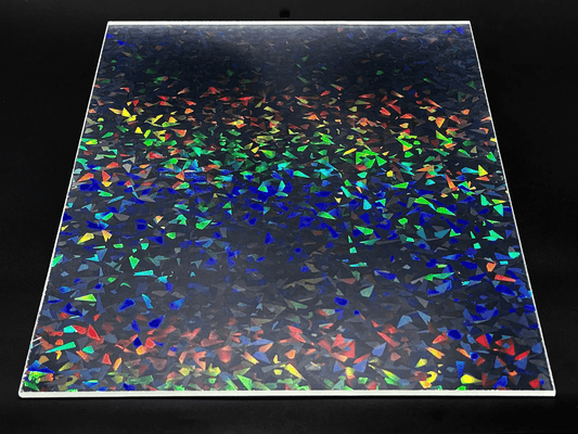 Crafty Cuts Laser Pty Ltd Iridescent Acrylic - Unicorn Breath Icicles