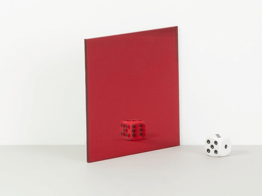 Crafty Cuts Laser Pty Ltd Mirror Acrylic - Scarlet