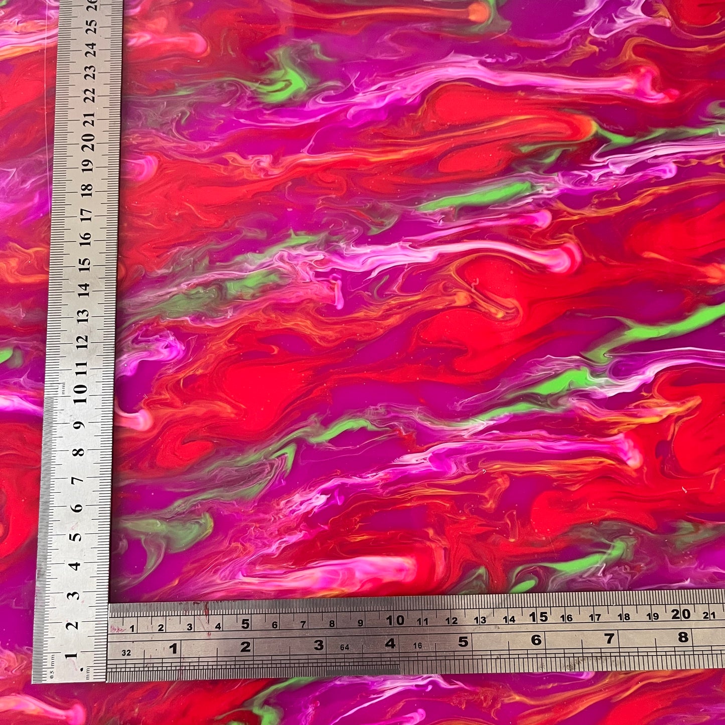 Crafty Cuts Laser Pty Ltd Pattern Acrylic - Hot Lava