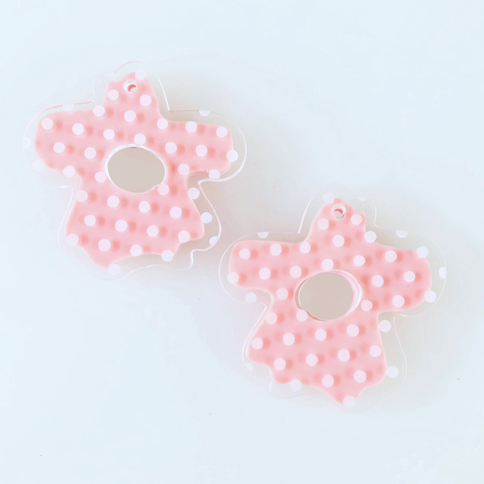 Crafty Cuts Laser Pty Ltd © Peekaboo Stacker: Polkadot Posy - 2 pair set