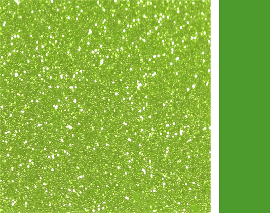 Crafty Cuts Laser Pty Ltd Single Sided Glitter - Lime Green
