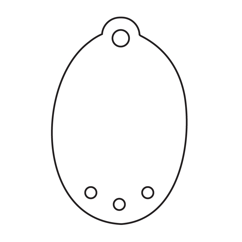 Crafty Cuts Laser Sardine Tin Fancy Charms