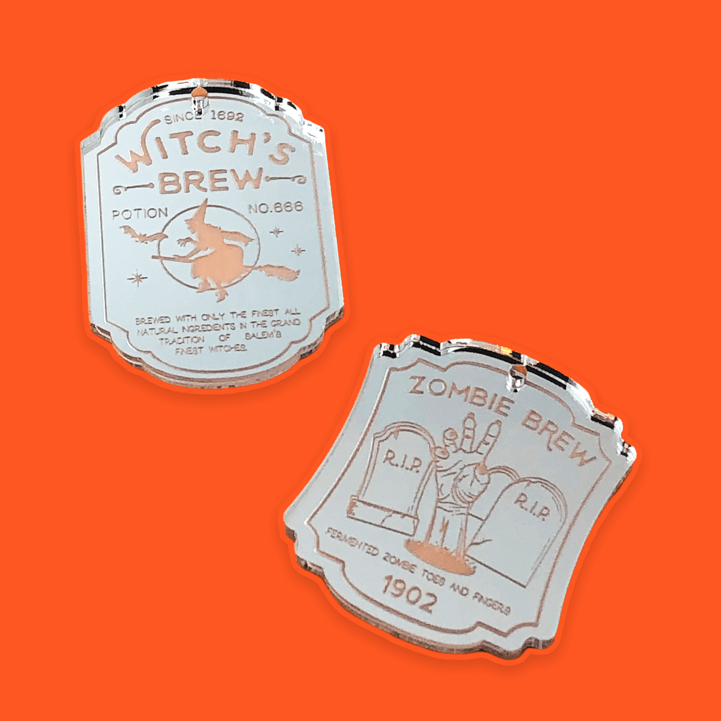 Crafty Cuts Laser Spooky Potions Labels - 3 pairs Set