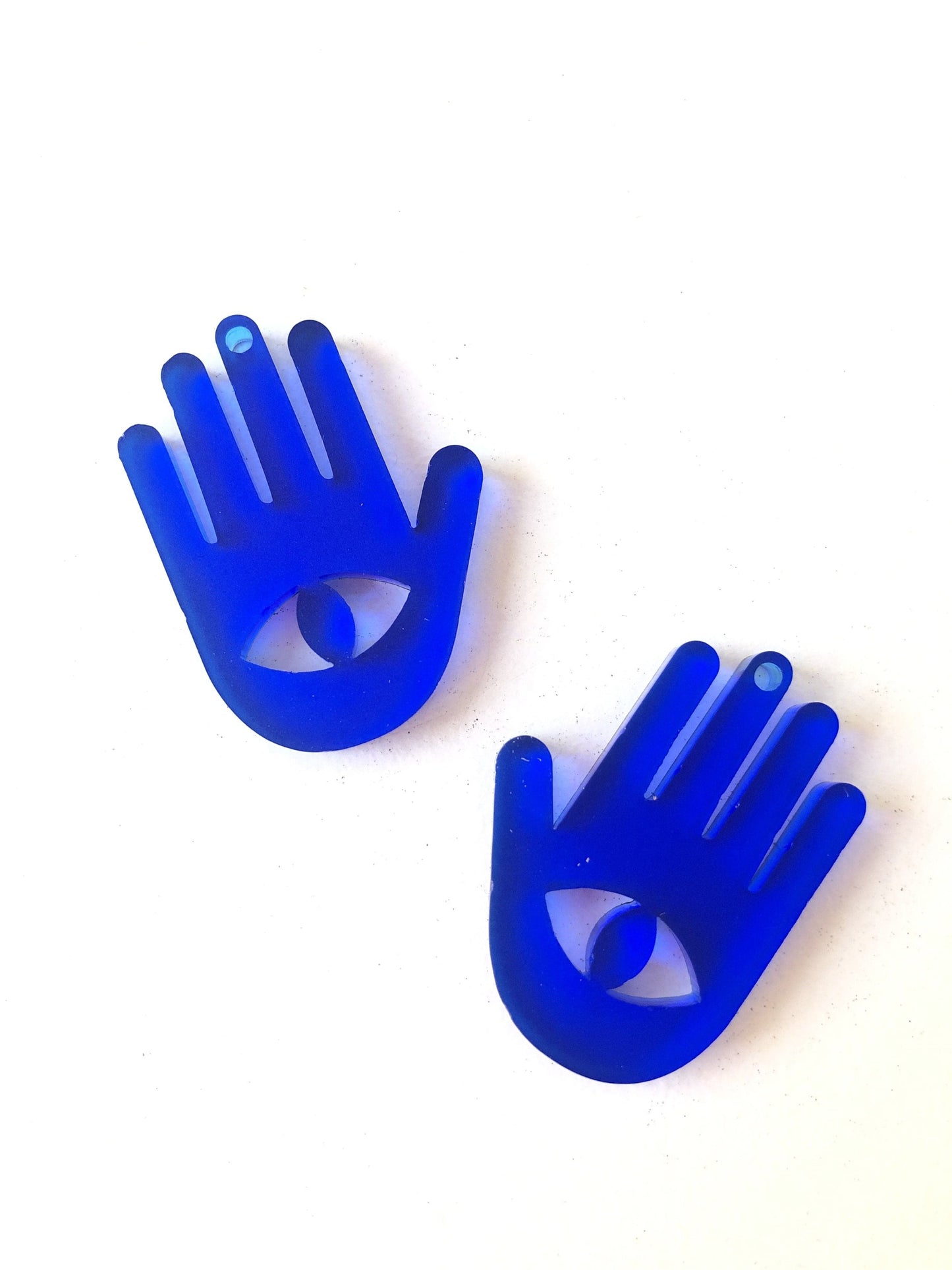 Crafty Cuts Laser Third Eye Hamsa Dangles - 3 sizes - 2 Pair