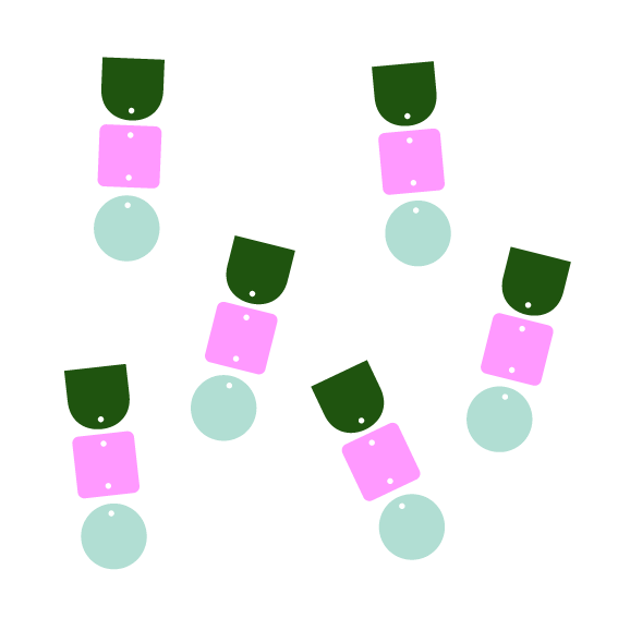 Crafty Cuts Laser Totem Trio - Shape Shifter - 3 Pair Set