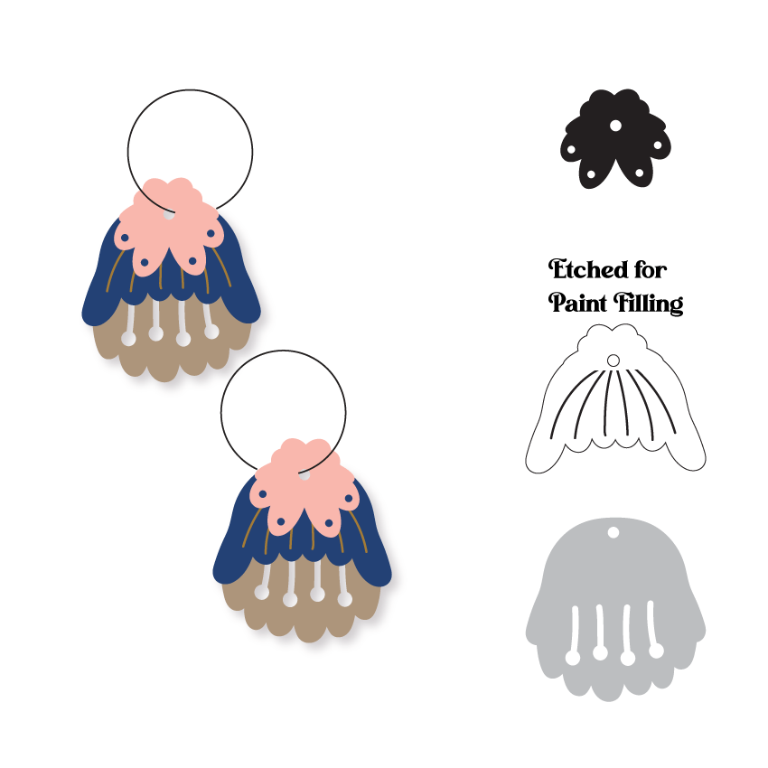 Crafty Cuts Laser Trio - Stacker © Vogue Blossom