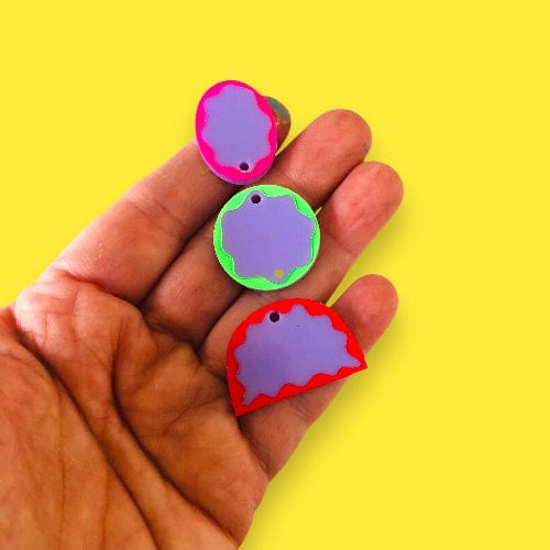 Crafty Cuts Laser Wavy Fun Frames - Totem - 3 Pair Set