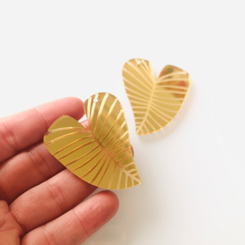 Crafty Cuts Laser © Zebra Love Leaves - 4 Pair Set