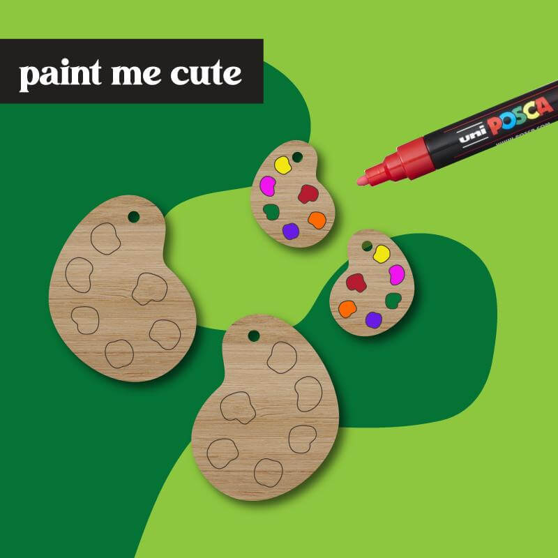 Medium Size - Bamboo Shapes - Crafty Cuts Laser 