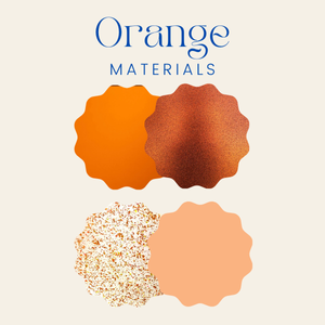 🟠 Orange Acrylic  - 13 styles  to try