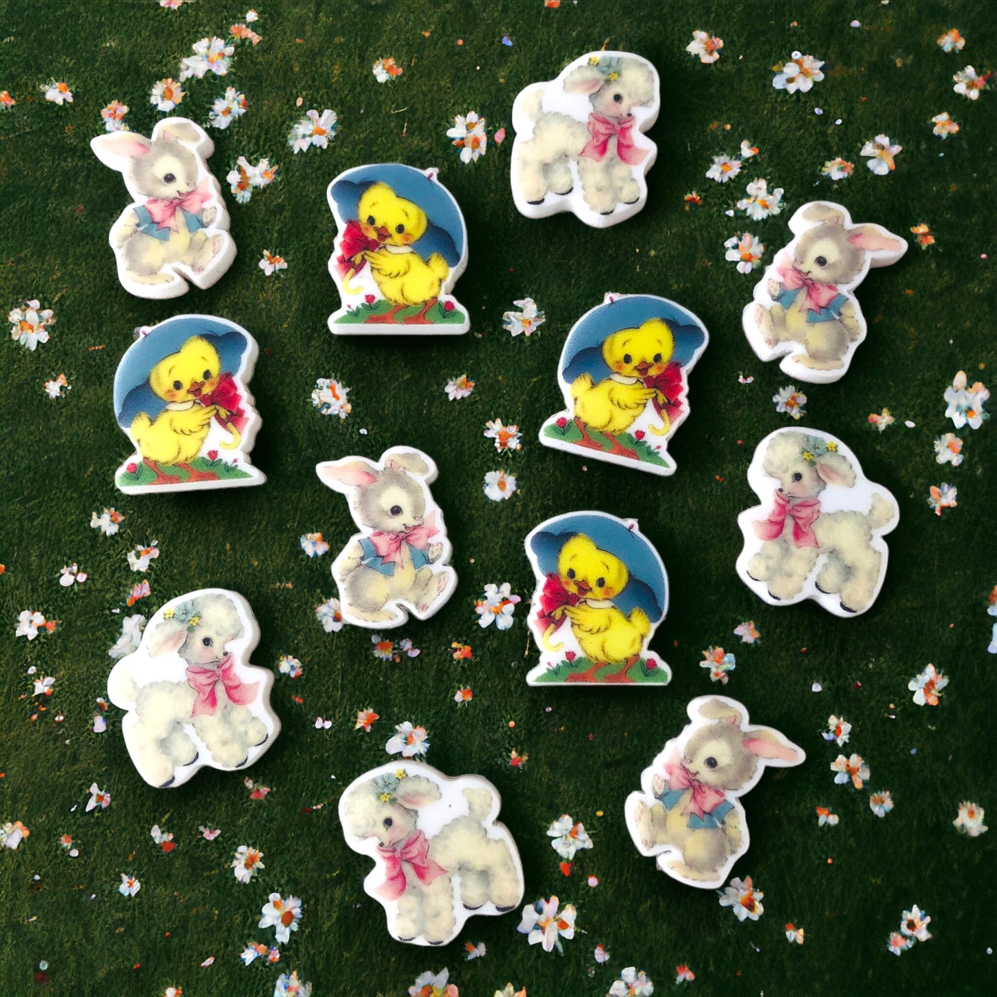 Retro Easter Babies - 6 pair assorted set