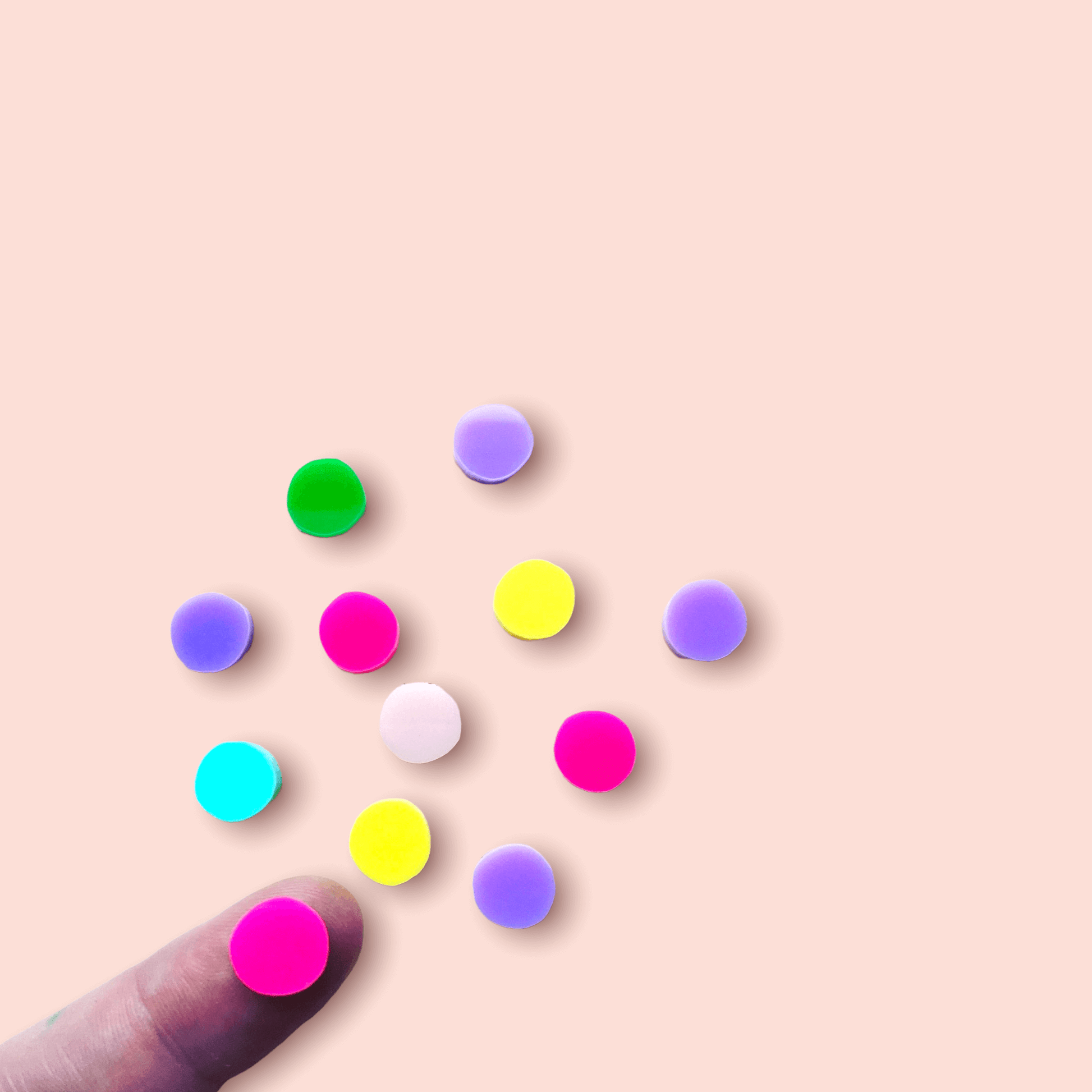 Crafty Cuts Laser 10 pair Confetti Dots - 15mm